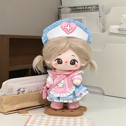 ［ぬい服］20cm 無属性 ぬいぐるみ用服【护士】