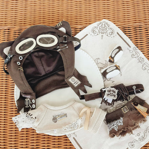 ［ぬい服］20cm 無属性 ぬいぐるみ用 お洋服【废土】