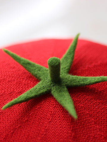 ［ファッション］トマト ベレー帽【49BU5L】