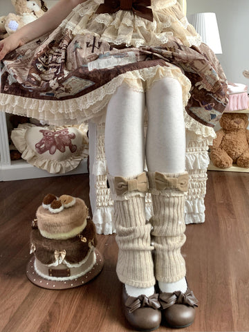 ［ファッション］ロリータ ニットレッグウォーマー 靴下【T9IAEJ】