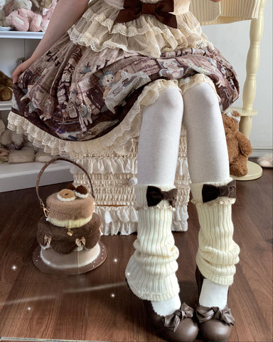 ［ファッション］ロリータ ニットレッグウォーマー 靴下【T9IAEJ】