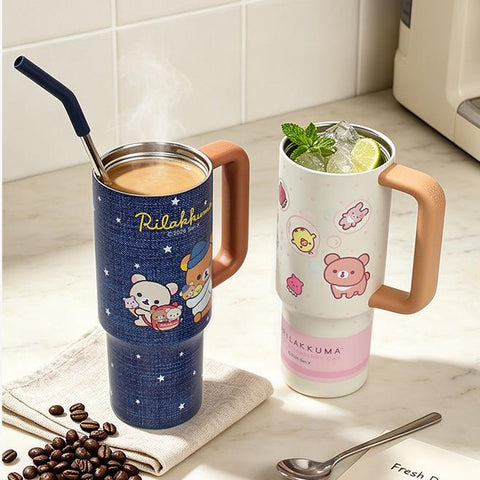 ［キャラグッズ］リラックマ 正規品 ボトル 保温保冷 970ml【KLIOLD】