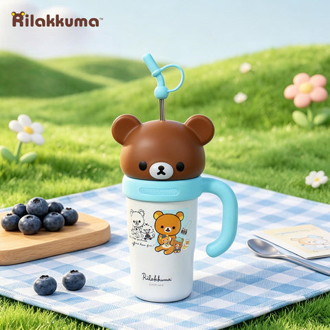 ［キャラグッズ］リラックマ 正規品 ボトル 保温保冷 830ml【IKUO5W】