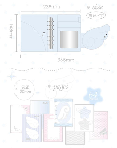 ［推し活グッズ］オリジナル 手帳 バインダー A7【DG3PYX】