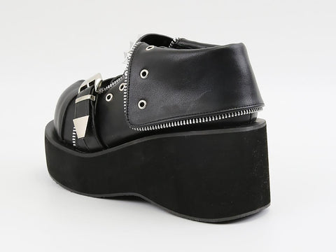 ［靴］ダークパンク フラットフォームブーツ【9PY5FS】