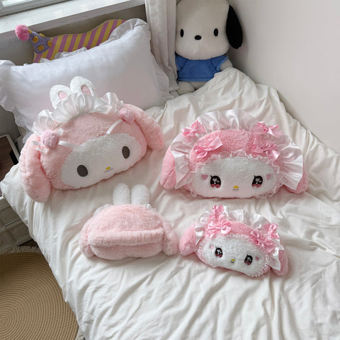 [サンリオ］マイメロディ＆ピアノ カー用品 車 クッションセット【KWT2PA】