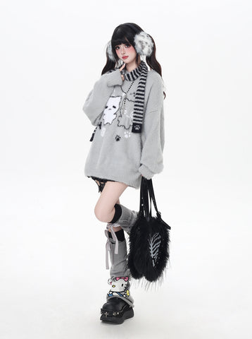 ［ファッション］ワックスクルーネックルーズトップス【HIJ79P】