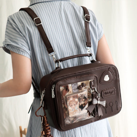 ［バッグ］缶バッジ用 痛バッグ リュック【EG270O】