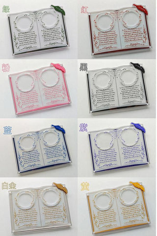 ［推し活グッズ］缶バッジアクリルフレーム 58～75mm【B8F6P8】