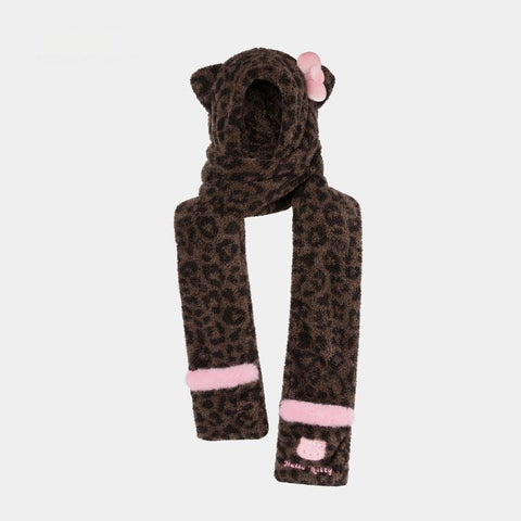 [サンリオ］海外限定 ハローキティ 防寒 マフラー 帽子【4QEPG6】