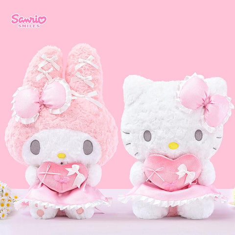 ［サンリオ］正規品 マイメロディ&ハローキティ ぬいぐるみ 【8D2GFG】