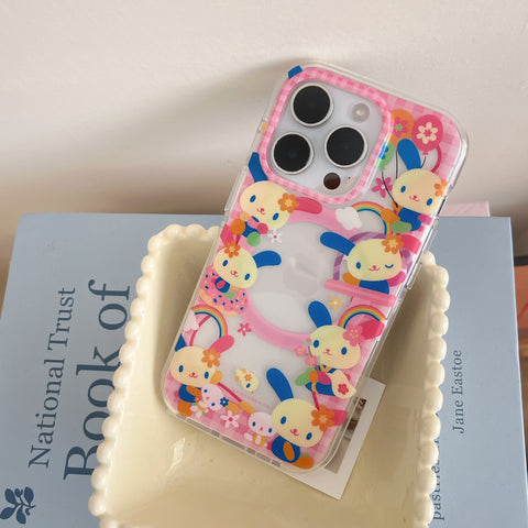 ［サンリオ］ウサハナ iPhone ケース 13 14 15 16