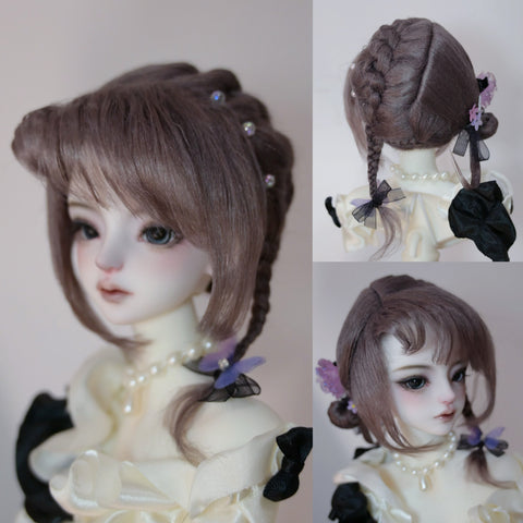 ［BJD小物］1/4 1/6 1/8 1/12 ドール用ウィッグ【9ACGEC】