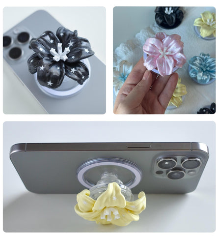 ［スマホケース ］3Dプリント iPhone スマホグリップ【37VGV7】