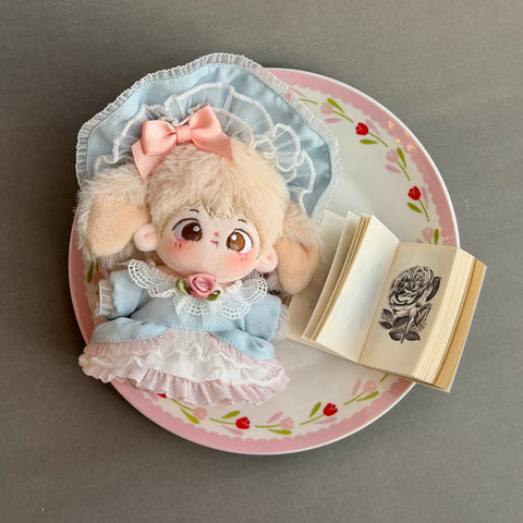 ［ぬい服］10cm 無属性 ぬいぐるみ用 お洋服【蔷薇】