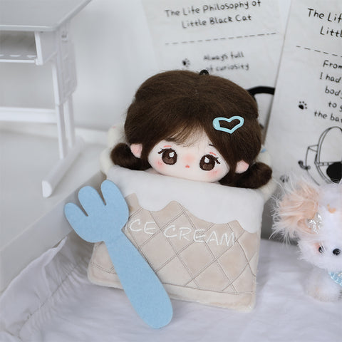 ［ぬい本体］10cm 無属性 ぬいぐるみ本体【小豆栗】