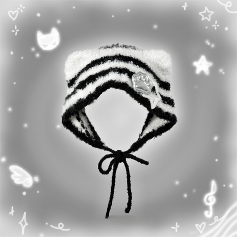 ［ファッション］サブカル 猫耳 ニット 帽子【2YT1CO】