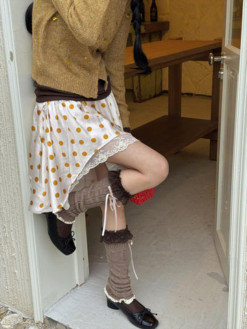 ［靴下］ロリータ レース レッグウォーマー【04P4UX】