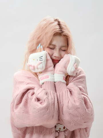 [サンリオ］正規品 防寒 手袋 全3種【KX1O81】