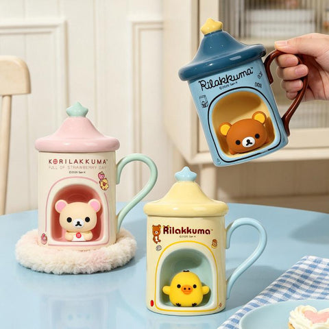 ［キャラグッズ］リラックマ 正規品 マグカップ 440ml【N15FU4】