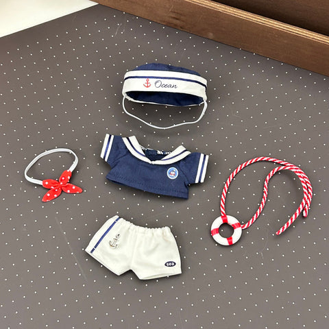 ［ぬい服］10cm 無属性 ぬいぐるみ用 お洋服【海屿】