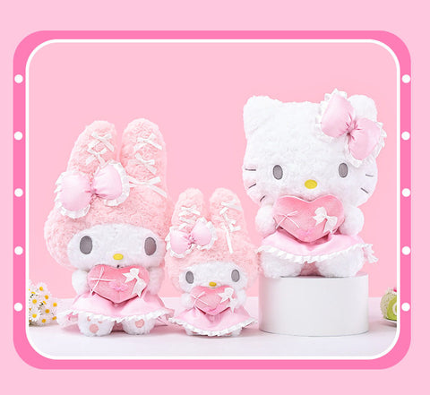 ［サンリオ］正規品 マイメロディ&ハローキティ ぬいぐるみ 【8D2GFG】