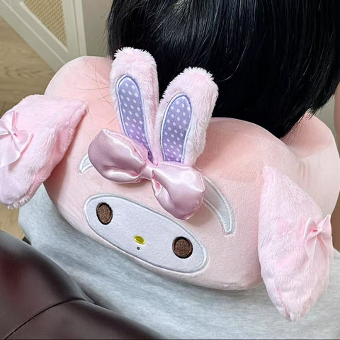 [サンリオ］マイメロディ＆ピアノ 携帯 ネックピロー