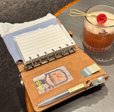 ［推し活グッズ］オリジナル 手帳 バインダー A7【I5E7W2】