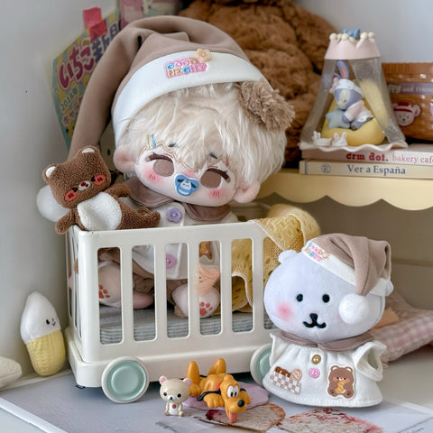 ［ぬい服］10/20cm 無属性 ぬいぐるみ用服【睡衣】
