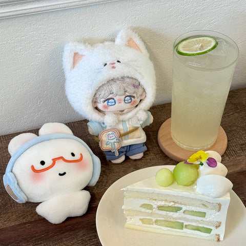 ［ぬい服］10cm 無属性 ぬいぐるみ用服【吐司】