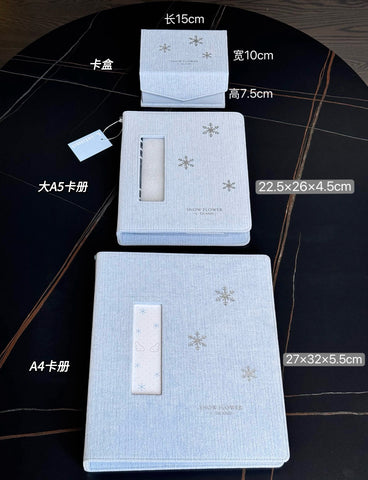 ［推し活グッズ］ベロア 手帳 バインダー A4/A5【Q6SV8W】