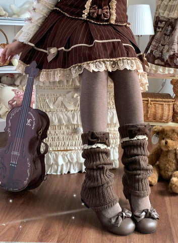 ［ファッション］ロリータ ニットレッグウォーマー 靴下【T9IAEJ】