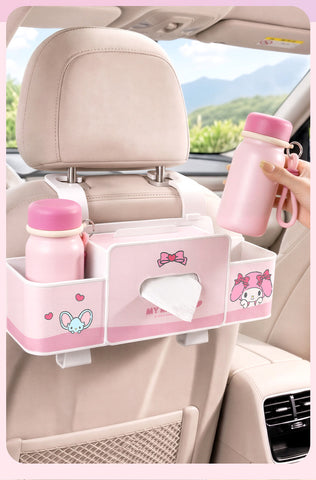 [サンリオ］カー用品 車 収納ボックス【9F386A】