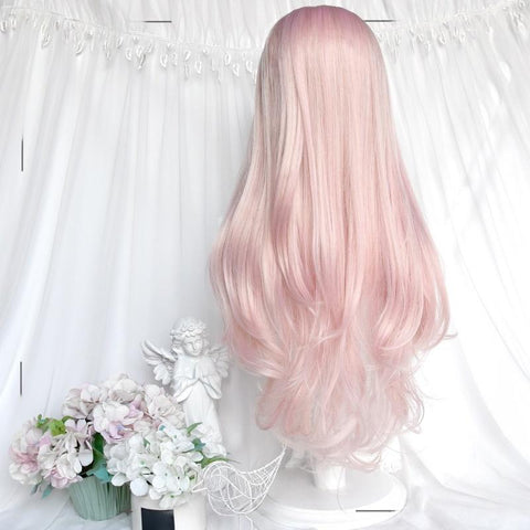 ［ウィッグ］ゴスロリ ピンク ロングストレート【粉芭蕾】