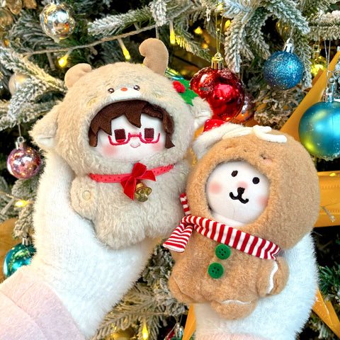 ［ぬい服］10cm 無属性 ぬいぐるみ用 お洋服【圣诞】