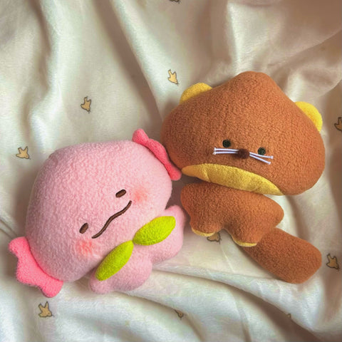 ［ぬい本体］無属性 動物 ぬいぐるみ【桃】