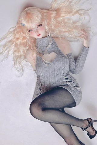 ［BJD服］1/4 1/3 ドール用 衣装セット ニットワンピース【2C13YG】