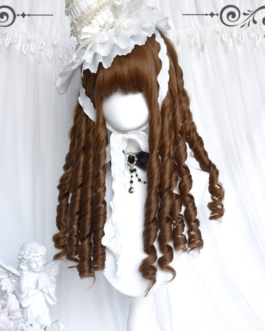 ［ウィッグ］ゴスロリ 中世ヨーロッパ セミロング 巻き髪【珍奇屋】