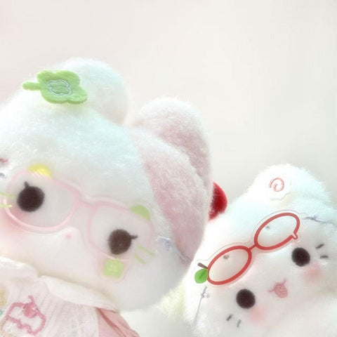 ［ぬい小物］10cm 無属性 ぬいぐるみ用 アクリル眼鏡【眼镜】