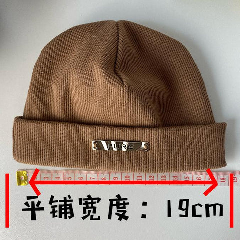 ［ぬい小物］20cm 無属性 ぬいぐるみ用 ニットキャップ【帽子】