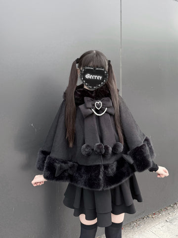 ［ファッション］地雷系 量産型 ケープコート【M2ISVS】