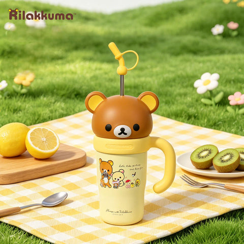 ［キャラグッズ］リラックマ 正規品 ボトル 保温保冷 830ml【IKUO5W】