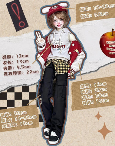 ［BJD服］1/4 ドール用 衣装セット【苹狗】