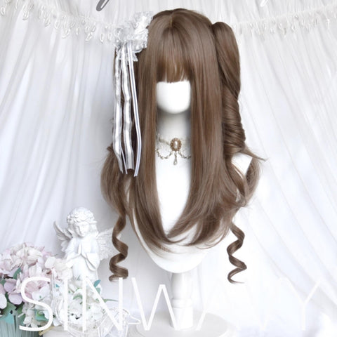 ［ウィッグ］ゴスロリ ツインテール 巻き髪【油画系】