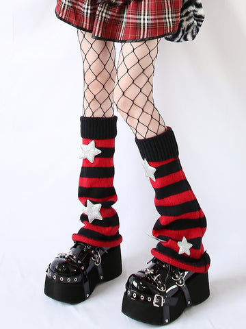 ［靴］ダークパンク ベルト プラットフォームシューズ【M6PK0G】