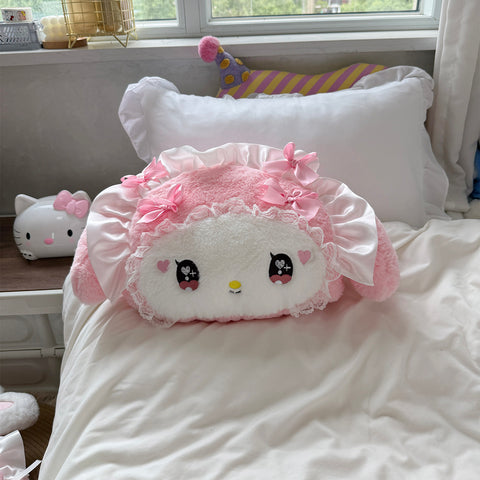 [サンリオ］マイメロディ＆ピアノ カー用品 車 クッションセット【KWT2PA】