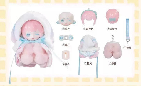 ［キャラグッズ］トレーディングぬいぐるみ 中身確認【桉涂掌心】