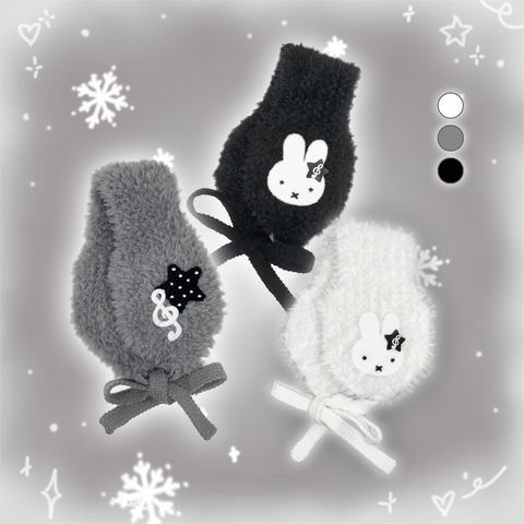 ［ファッション］ニット イヤーマフ 手袋【V8MQHP】