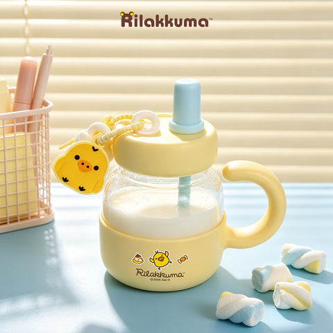 ［キャラグッズ］リラックマ 正規品 ボトル ガラス 780ml【QT1W59】