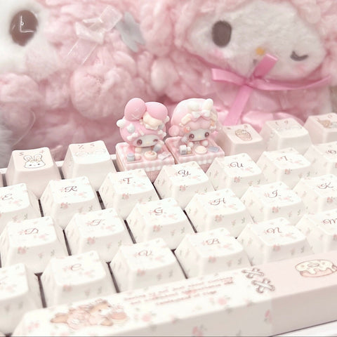 ［サンリオ］マイメロディ＆ピアノ キーキャップ【YKY21H】